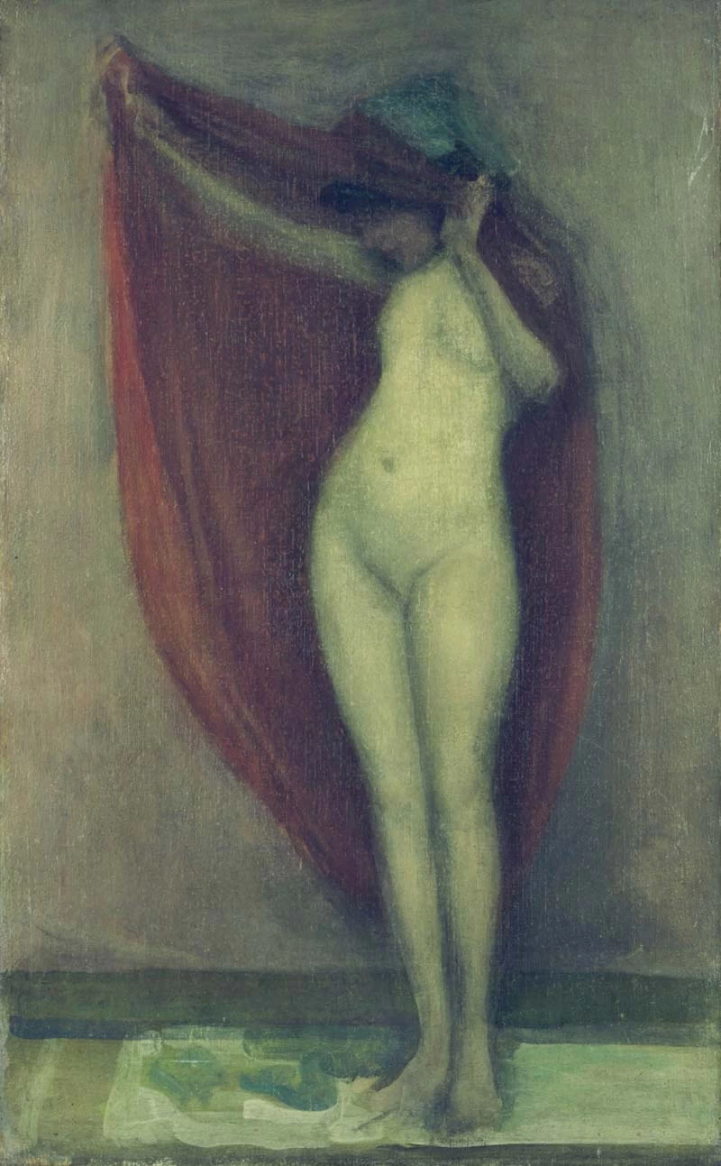 Ames McNeill Whistler - Rosa e verde, uno studio, The Hunterian, University of Glasgow